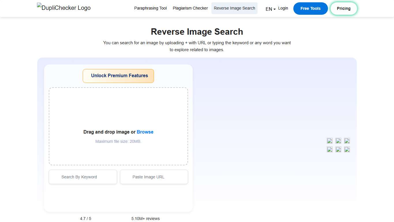 Reverse Image Search - Find Similar Images Duplichecker.com